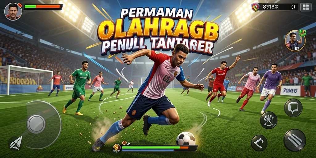 Screenshot permainan <strong>8180</strong> menampilkan aksi seru dalam kompetisi olahraga.
