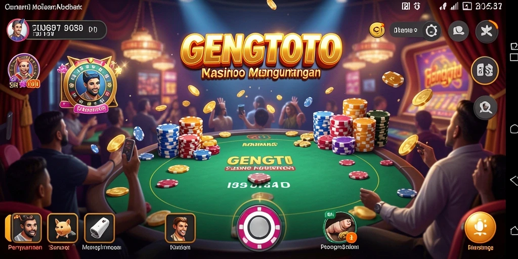 Tampilan menarik dari gameplay Kasino GENGTOTO yang seru.