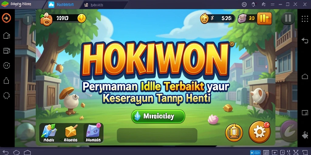 Tampilan gameplay HOKIWON yang menarik dan penuh warna.