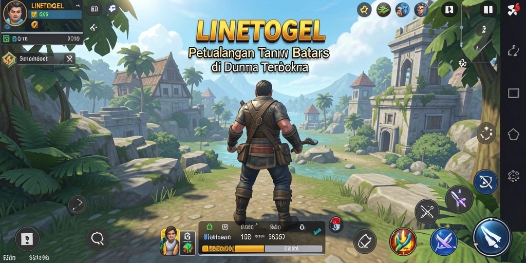 Tampilan menarik dari gameplay dunia terbuka LINETOGEL.