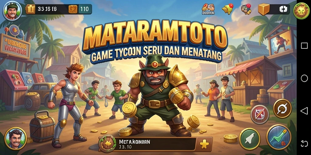 Tampilan gameplay Tycoon seru di MATARAMTOTO yang menantang.