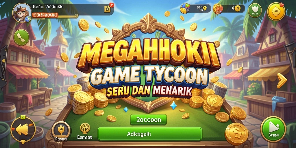Gameplay seru MEGAHOKI yang penuh strategi dan tantangan.
