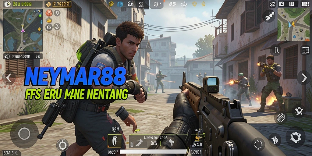 Tampilan gameplay seru NEYMAR88 dengan aksi FPS yang mendebarkan.