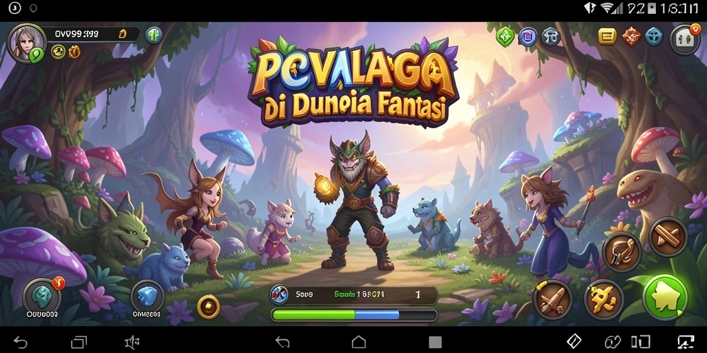 Screenshot gameplay OVO99 menampilkan aksi petualangan yang mendebarkan.