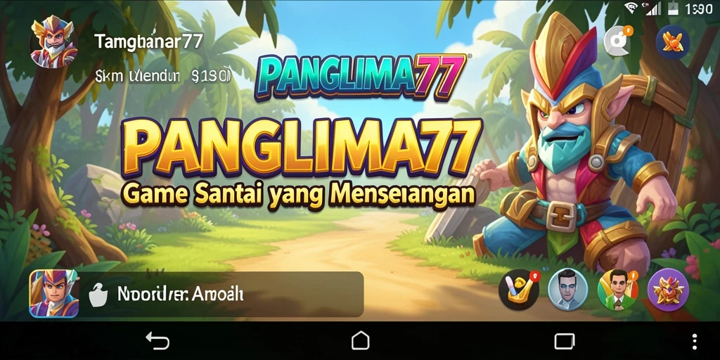 Tampilan gameplay seru di PANGLIMA77 yang penuh tantangan.