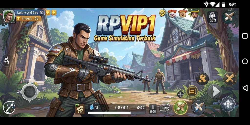 Screenshot menunjukkan gameplay menarik dari RPVIP1 yang imersif.