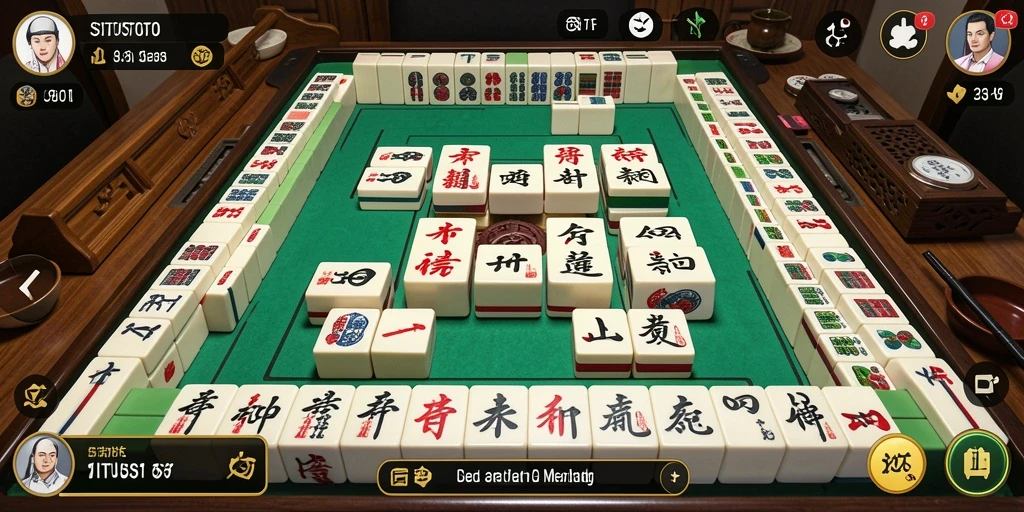 Tangkapan layar yang menunjukkan aksi permainan Mahjong di SITUSTOTO.