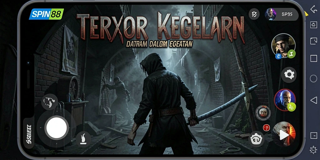 Gameplay SPIN88 dengan suasana Horror yang mencekam dan menegangkan.