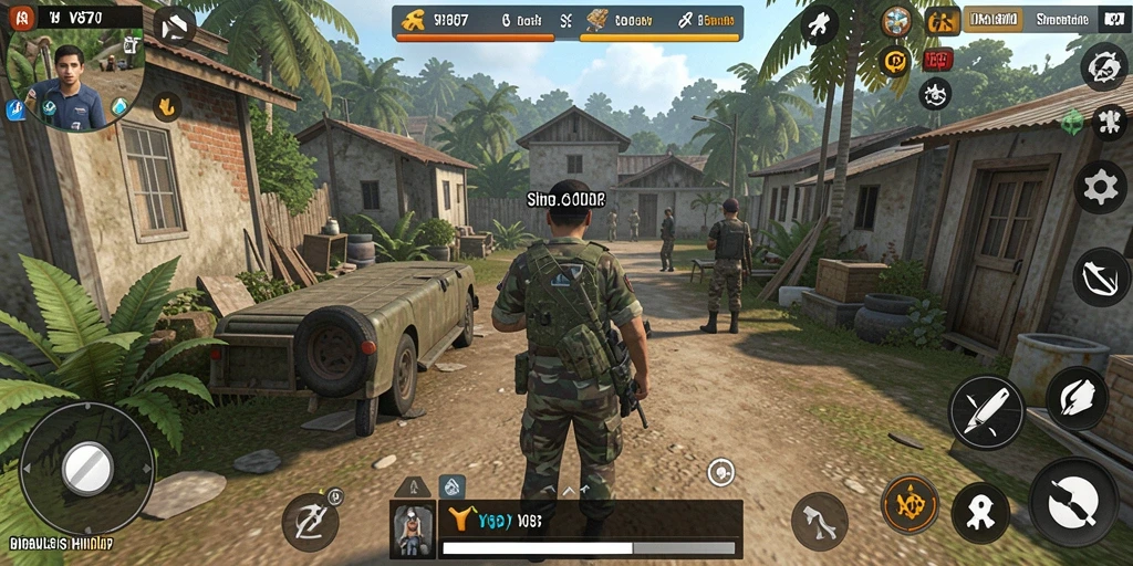 Tampilan gameplay V87 yang menarik dalam simulasi kehidupan.