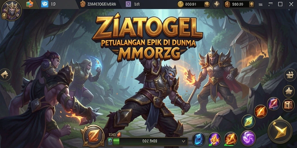 Tampilan gameplay epik ZIATOGEL di dunia MMORPG.