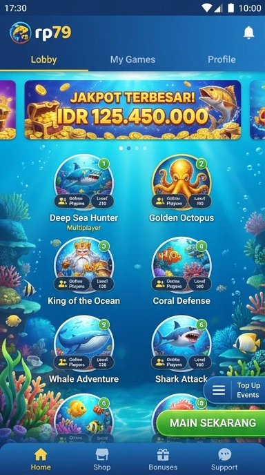Tampilan katalog aplikasi di rp79